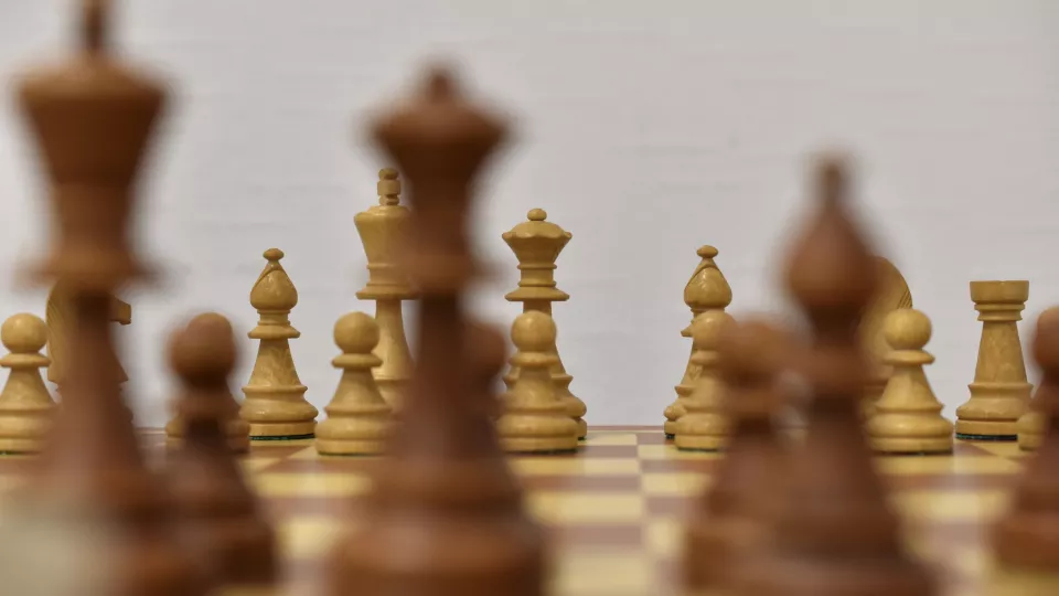 Chess board. Photo.