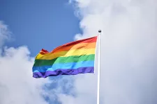 Rainbow flag. Photo.