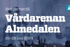 Logga för Vårdarenan i Almedalen. Illustration.